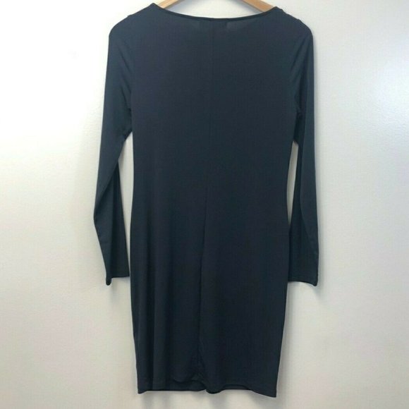 Michael Kors Mini Sheath Dress Black Stretch Sz M - Picture 4 of 7